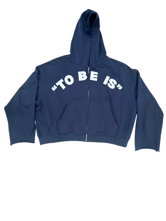 "TO BE IS"  BLUE